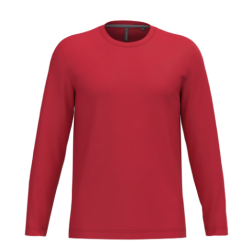 T-shirt col rond manches longues homme