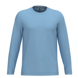 T-shirt col rond manches longues homme