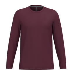 T-shirt col rond manches longues homme