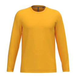 T-shirt col rond manches longues homme