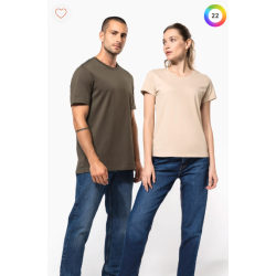 T-shirt unis col rond manches courtes homme