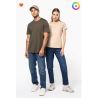 T-shirt unis col rond manches courtes homme