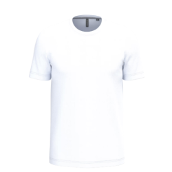 T-shirt unis col rond manches courtes homme