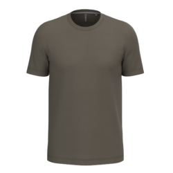 T-shirt unis col rond manches courtes homme