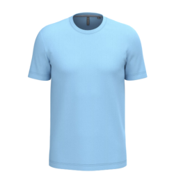 T-shirt unis col rond manches courtes homme