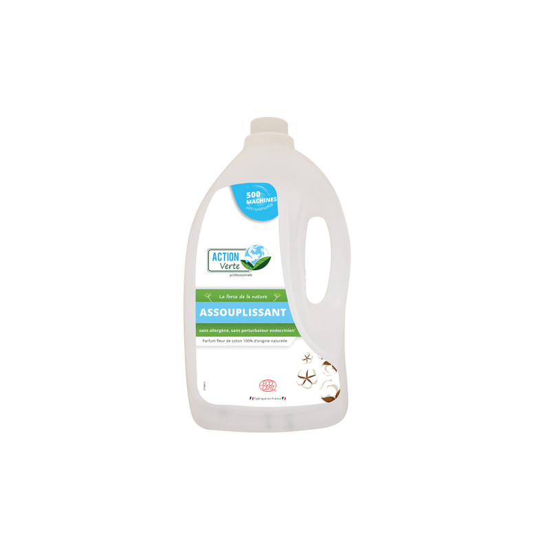 Assouplissant linge concentré ecocert - 5L – ACTION VERTE Assouplissant linge concentré ecocert - 5L – ACTION VERTE