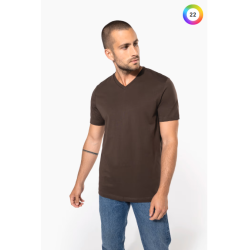 T-shirt col V manches courtes Homme