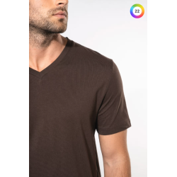 T-shirt col V manches courtes Homme