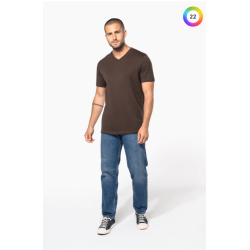T-shirt col V manches courtes Homme