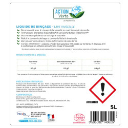 Liquide de rinçage ecocert - 5L – ACTION VERTE