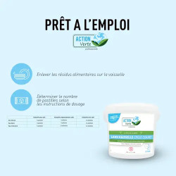 Tablettes lave-vaisselle cycle court Ecocert x160 - ACTION VERTE