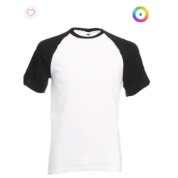 T-shirt baseball Valueweight
