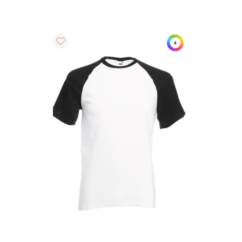 T-shirt baseball Valueweight T-shirt baseball Valueweight