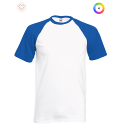 T-shirt baseball Valueweight
