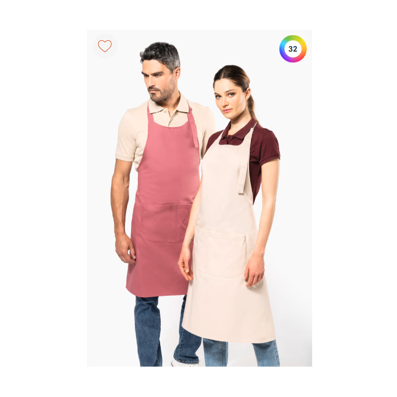 Tablier coton avec poche Tablier coton avec poche
