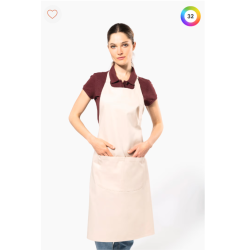 Tablier coton avec poche