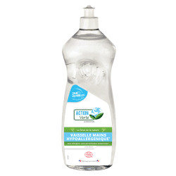 Liquide vaisselle main hypoallergénique Ecocert – ACTION VERTE