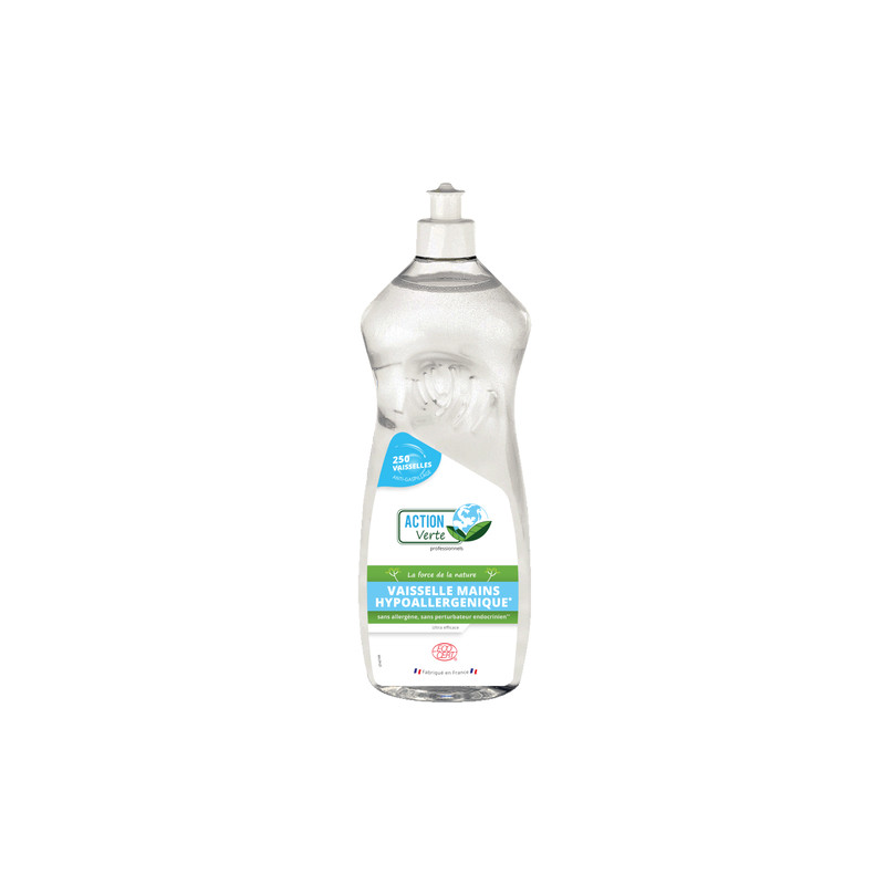 Liquide vaisselle main hypoallergénique Ecocert – ACTION VERTE Liquide vaisselle main hypoallergénique Ecocert – ACTION VERTE