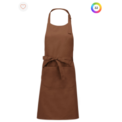 Tablier coton avec poche