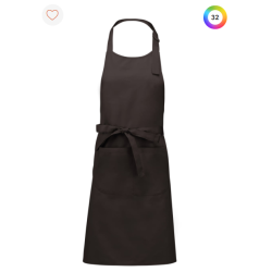 Tablier coton avec poche
