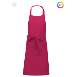 Tablier coton avec poche