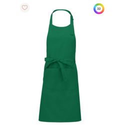 Tablier coton avec poche