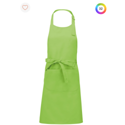 Tablier coton avec poche