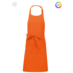 Tablier coton avec poche