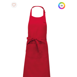 Tablier coton avec poche