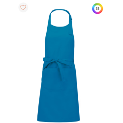 Tablier coton avec poche