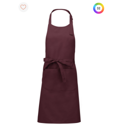 Tablier coton avec poche