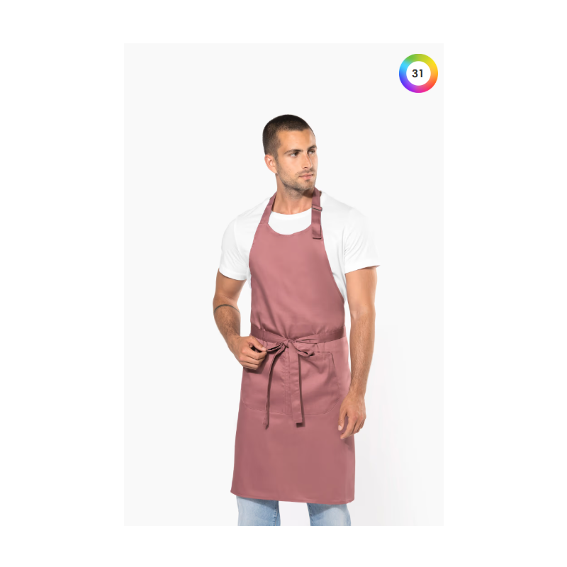 Tablier polycoton avec poche Tablier polycoton avec poche