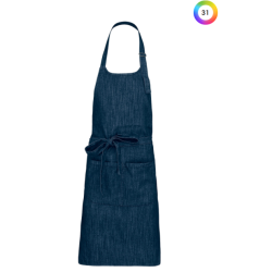 Tablier polycoton avec poche