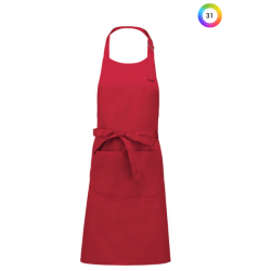 Tablier polycoton avec poche