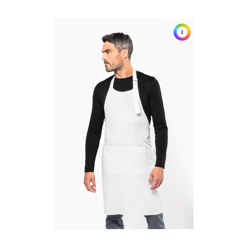 Tablier poly coton lavage haute température Tablier poly coton lavage haute température