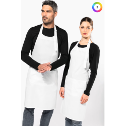Tablier poly coton lavage haute température