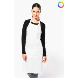 Tablier poly coton lavage haute température