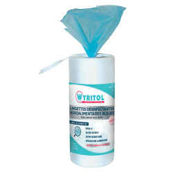 Lingettes bleues agro-alimentaire x200 – WYRITOL
