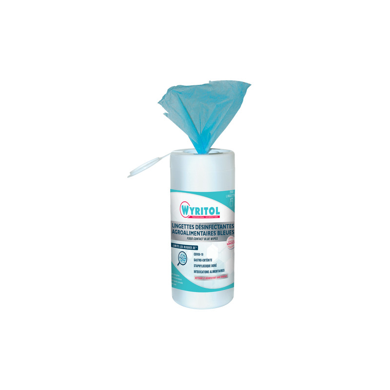 Lingettes bleues agro-alimentaire x200 – WYRITOL Lingettes bleues agro-alimentaire x200 – WYRITOL