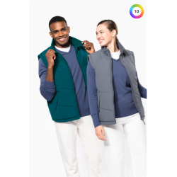 Bodywarmer doublé polaire unisexe