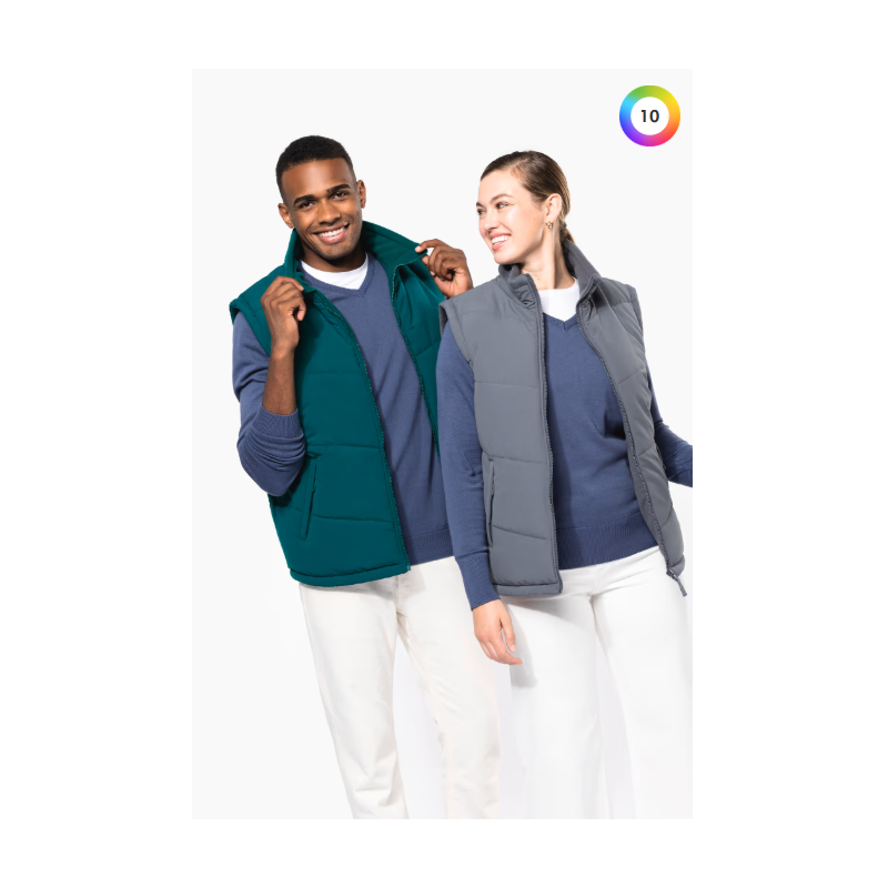 Bodywarmer doublé polaire unisexe Bodywarmer doublé polaire unisexe
