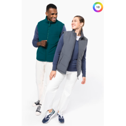 Bodywarmer doublé polaire unisexe