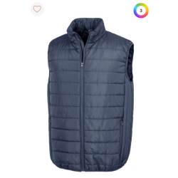 Bodywarmer recyclé et matelassé Core