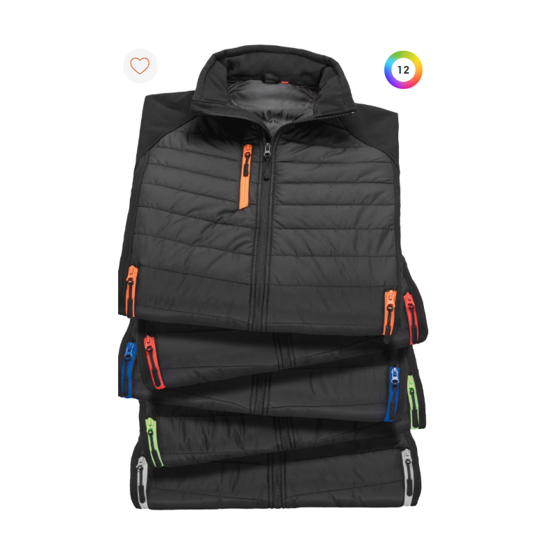Gilet softshell rembourré black compass recyclé Gilet softshell rembourré black compass recyclé
