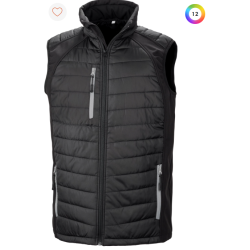Gilet softshell rembourré black compass recyclé