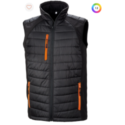 Gilet softshell rembourré black compass recyclé