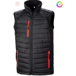 Gilet softshell rembourré black compass recyclé