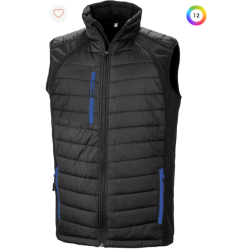Gilet softshell rembourré black compass recyclé