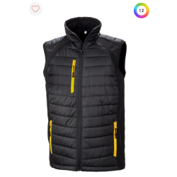 Gilet softshell rembourré black compass recyclé
