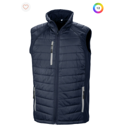 Gilet softshell rembourré black compass recyclé